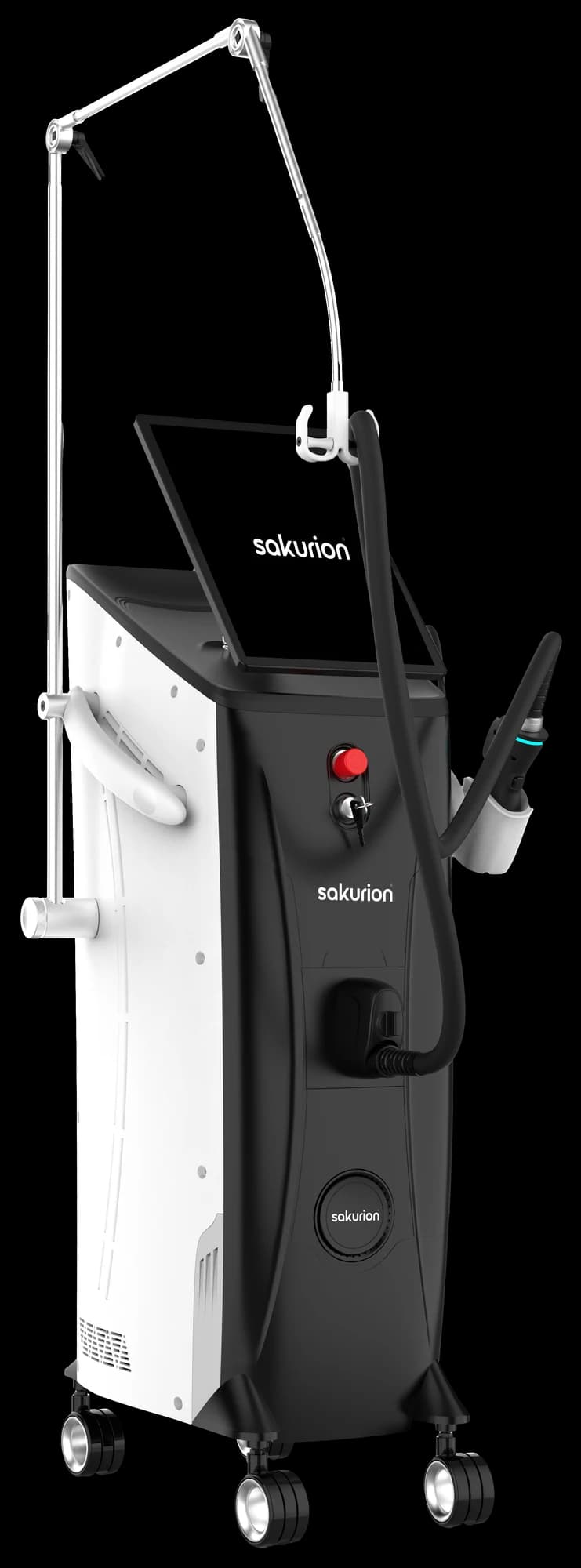 Sakurion LazePro Ultra diode laser platform with its suspended arm